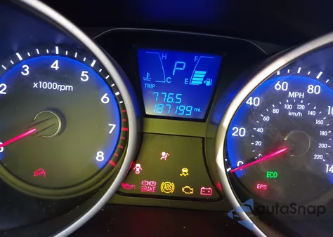 2013 Hyundai Tucson Gl из США, поврежденный, VIN KM8JT3AB5DU567408